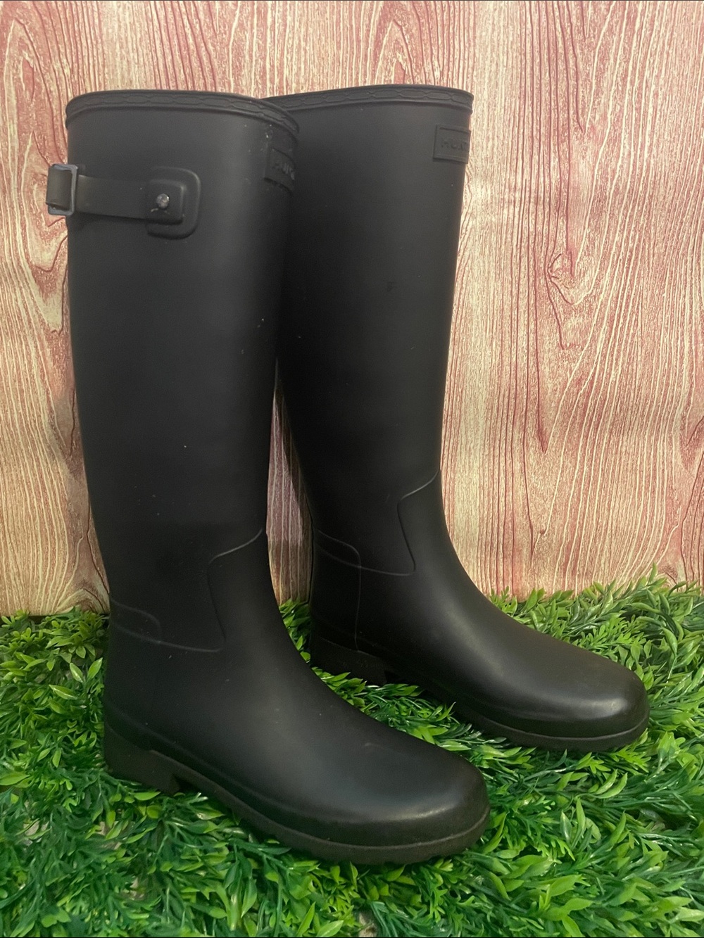 Hunter Women’s Original Refined Rain Boots Matte Black